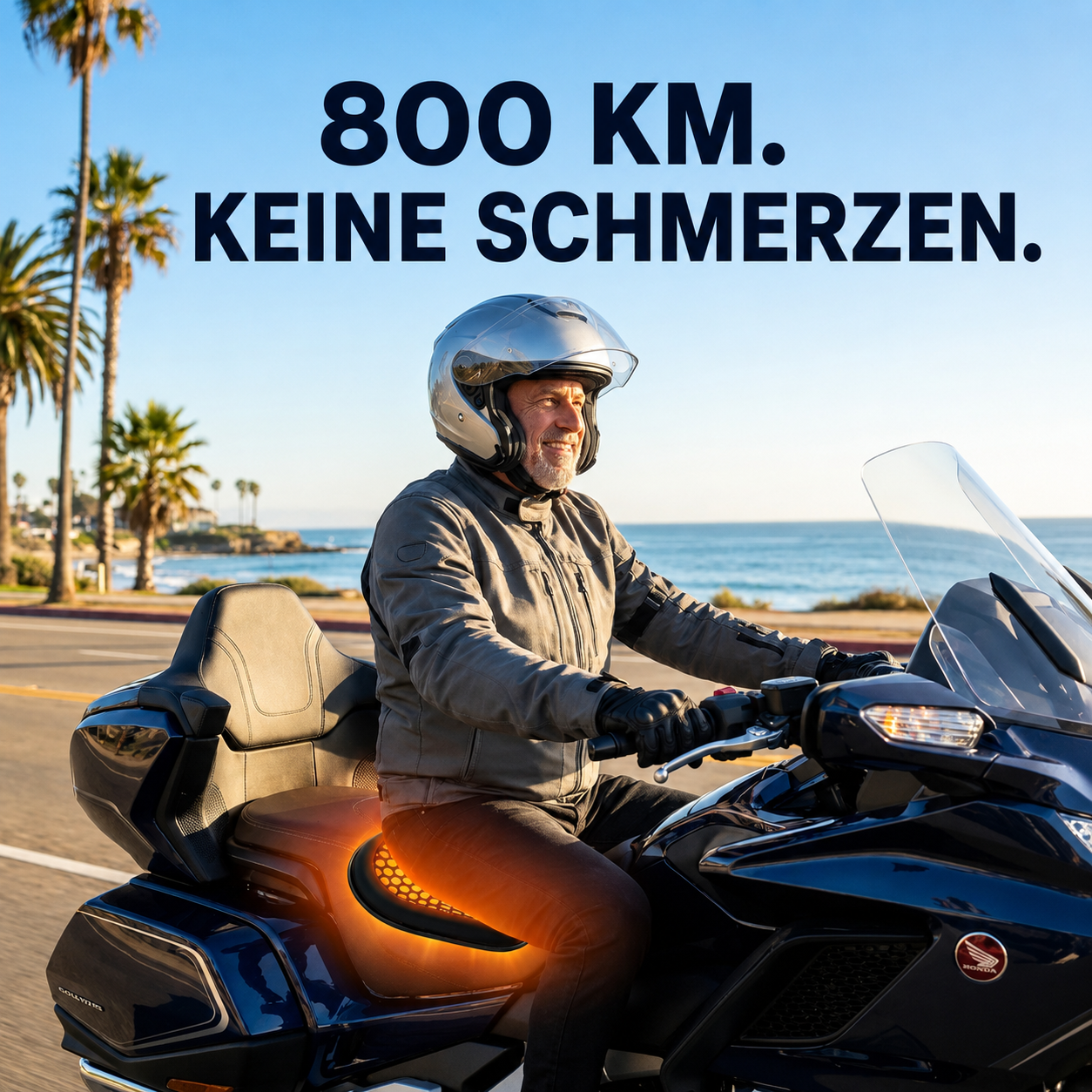 Kavby™ 100 % Gel-Sitzkissen für Motorradfahrer